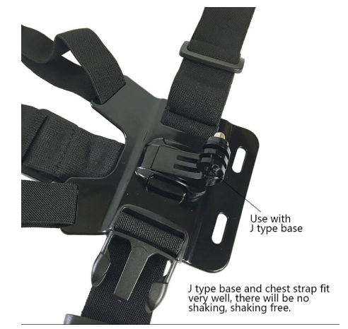 Chest Mount Harness Strap Mobile Phone Holder Clip Adjustable Straps For Smartphone, Action Camera - Image 3