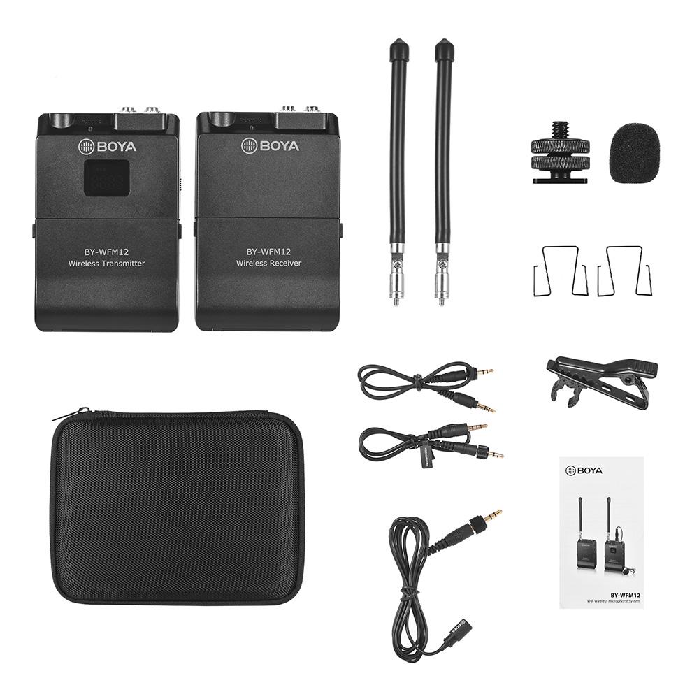 BOYA BY-WFM12 VHF Wireless Microphone System - Image 5